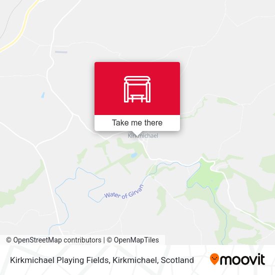 Kirkmichael Playing Fields, Kirkmichael map