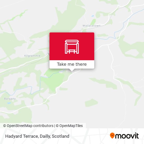 Hadyard Terrace, Dailly map