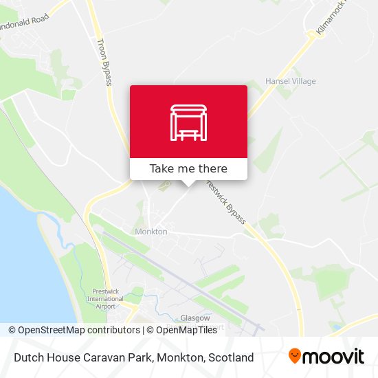 Dutch House Caravan Park, Monkton map