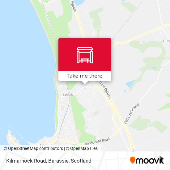 Kilmarnock Road, Barassie map