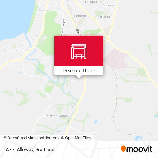 A77, Alloway map