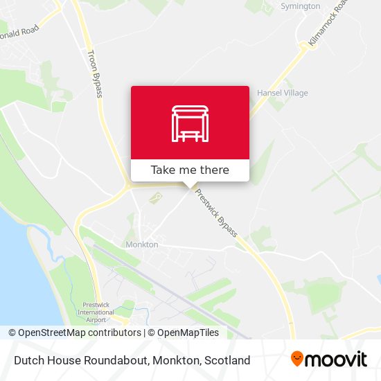 Dutch House Roundabout, Monkton map