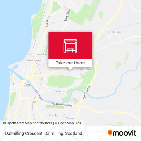 Dalmilling Crescent, Dalmilling map