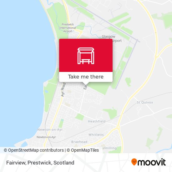 Fairview, Prestwick map