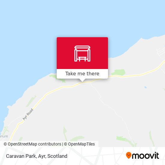 Caravan Park, Ayr map