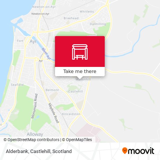 Alderbank, Castlehill map