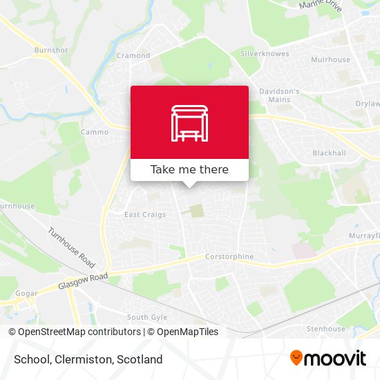 School, Clermiston map