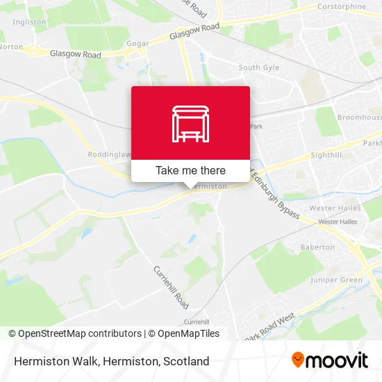 Hermiston Walk, Hermiston map