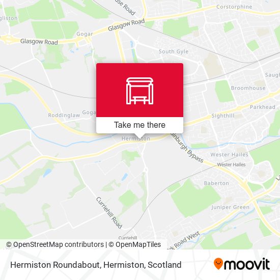 Hermiston Roundabout, Hermiston map