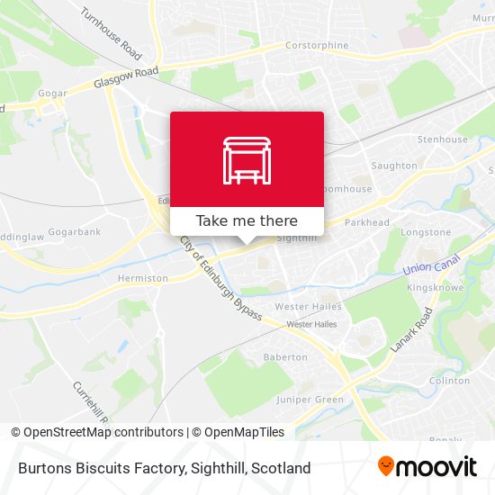 Burtons Biscuits Factory, Sighthill map