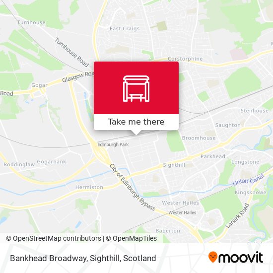 Bankhead Broadway, Sighthill map