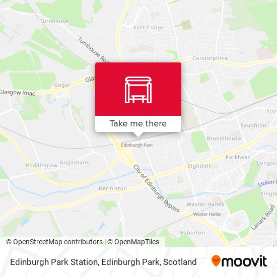 Edinburgh Park Station, Edinburgh Park map
