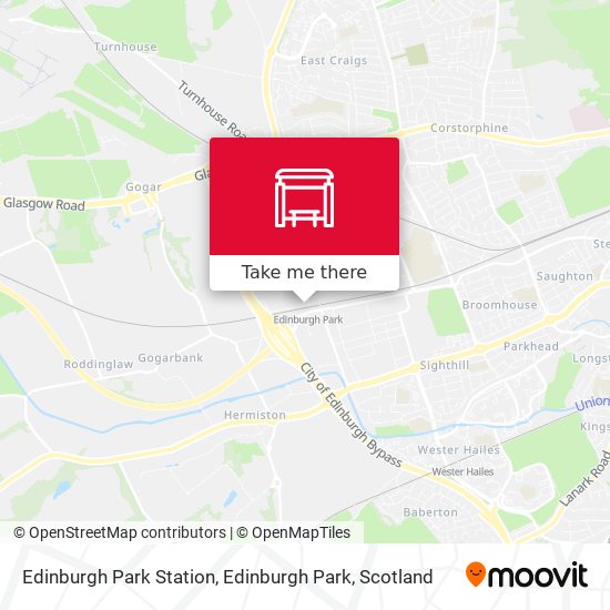 Edinburgh Park Station, Edinburgh Park map