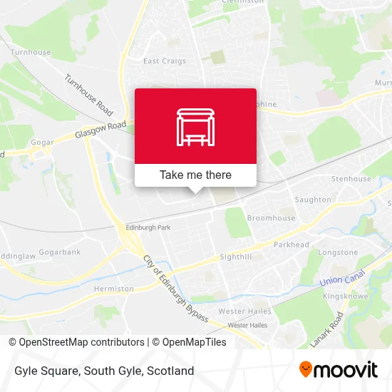 Gyle Square, South Gyle map