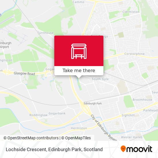 Lochside Crescent, Edinburgh Park map