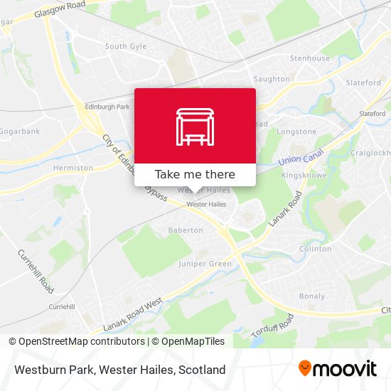 Westburn Park, Wester Hailes map
