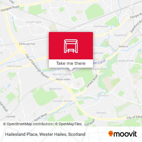 Hailesland Place, Wester Hailes map