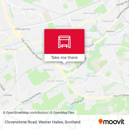 Clovenstone Road, Wester Hailes map