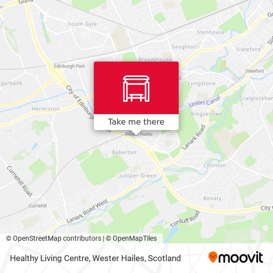 Healthy Living Centre, Wester Hailes map