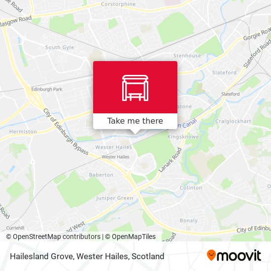 Hailesland Grove, Wester Hailes map