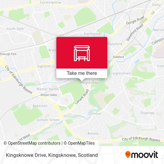 Kingsknowe Drive, Kingsknowe map