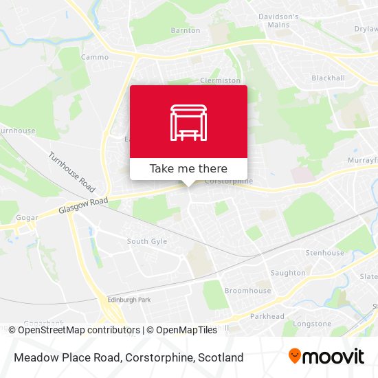 Meadow Place Road, Corstorphine map