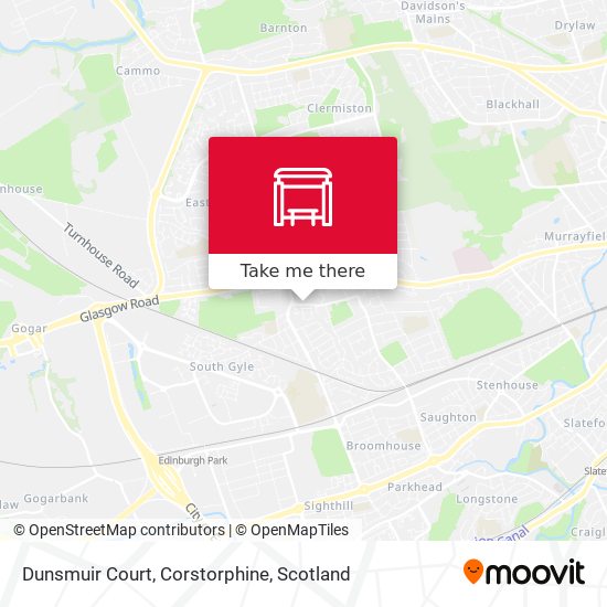 Dunsmuir Court, Corstorphine map