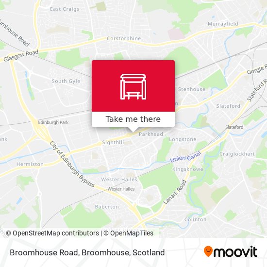 Broomhouse Road, Broomhouse map
