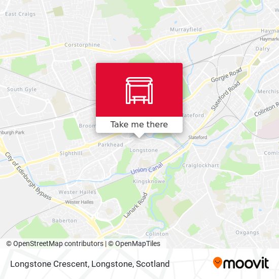 Longstone Crescent, Longstone map