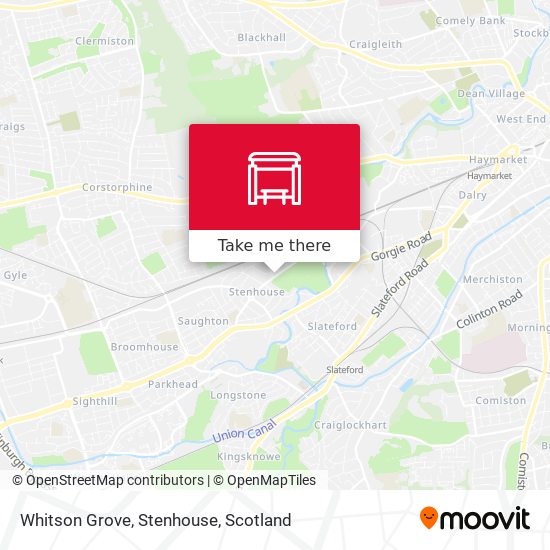 Whitson Grove, Stenhouse map