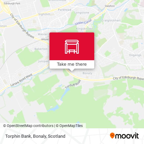 Torphin Bank, Bonaly map