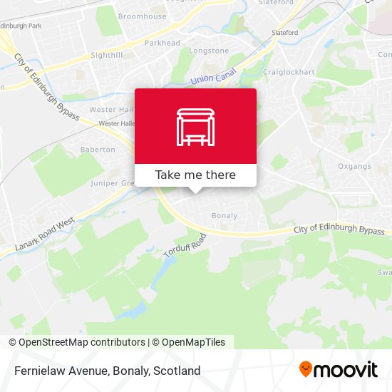 Fernielaw Avenue, Bonaly map