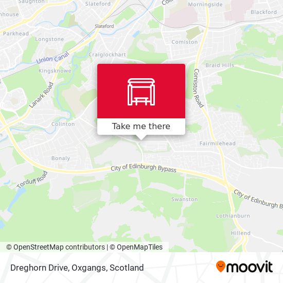Dreghorn Drive, Oxgangs map