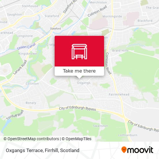 Oxgangs Terrace, Firrhill map