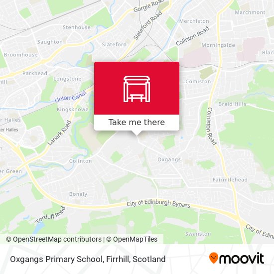 Oxgangs Primary School, Firrhill map