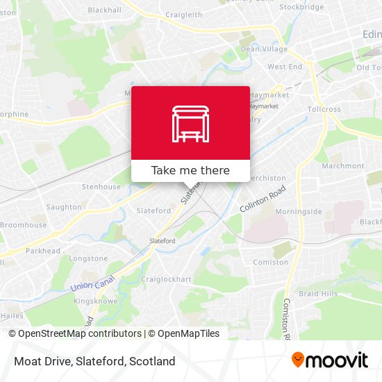 Moat Drive, Slateford map