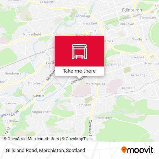 Gillsland Road, Merchiston map