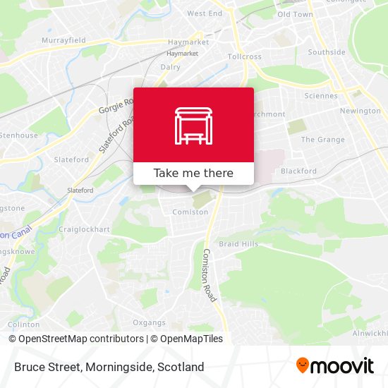 Bruce Street, Morningside map