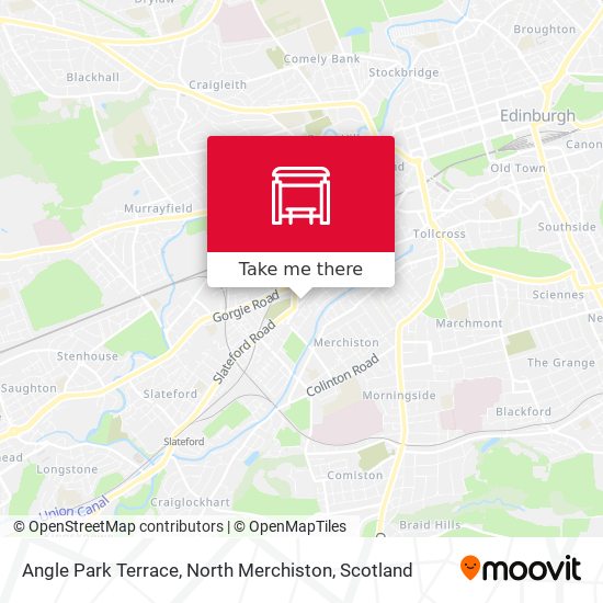 Angle Park Terrace, North Merchiston map