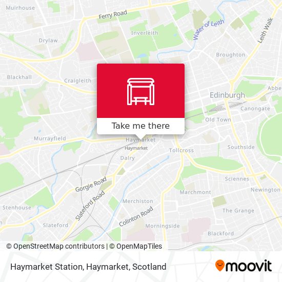 Haymarket Station, Haymarket map