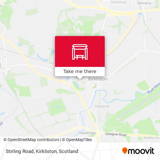 Stirling Road, Kirkliston map