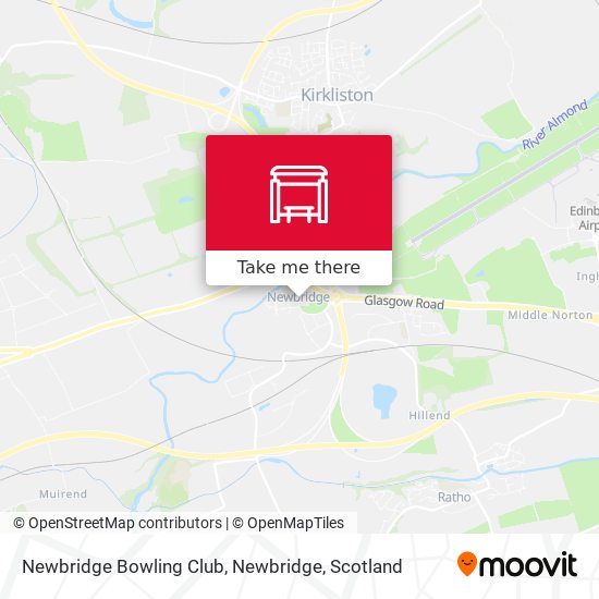Newbridge Bowling Club, Newbridge map