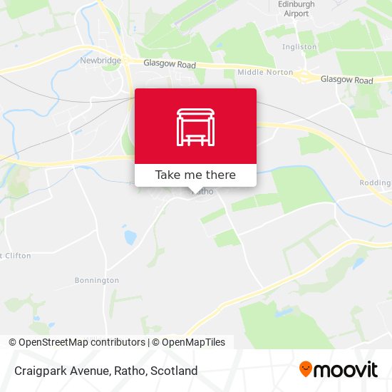 Craigpark Avenue, Ratho map