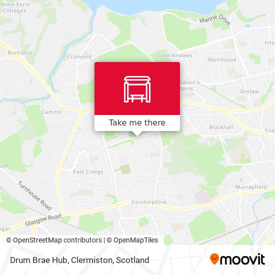 Drum Brae Hub, Clermiston map
