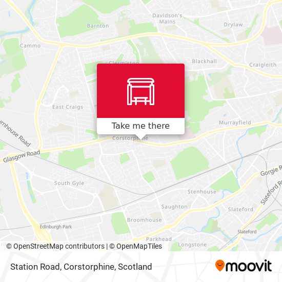 Station Road, Corstorphine map