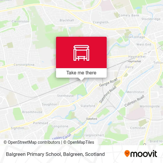 Balgreen Primary School, Balgreen map