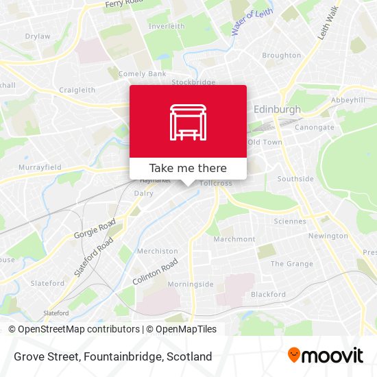 Grove Street, Fountainbridge map