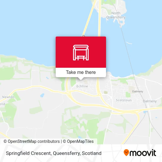 Springfield Crescent, Queensferry map