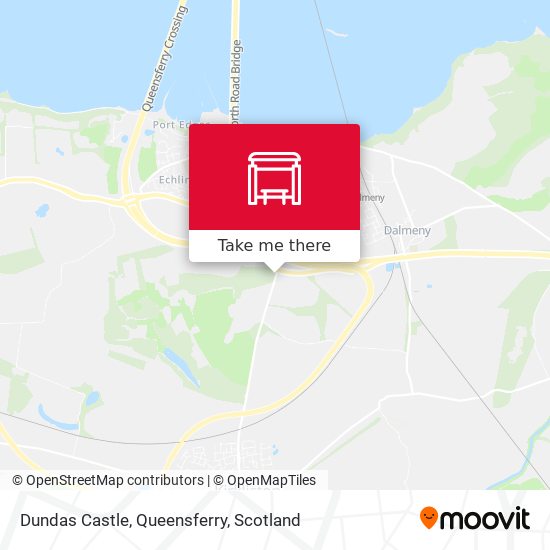 Dundas Castle, Queensferry map