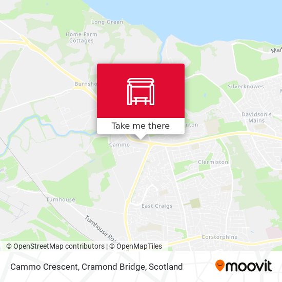 Cammo Crescent, Cramond Bridge map